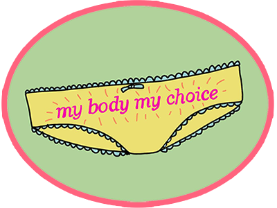 My body my choice illustration